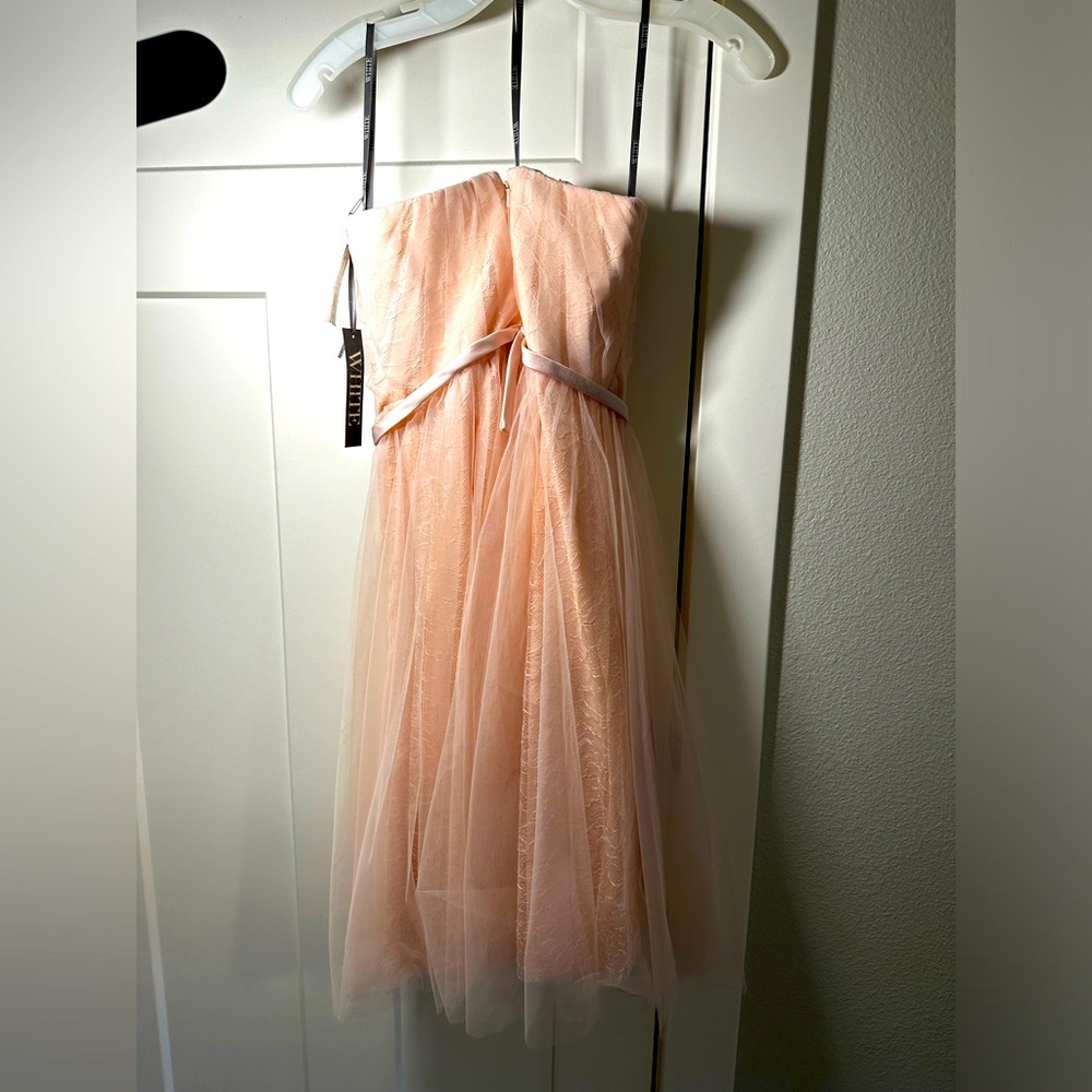 White by Vera Wang bridesmaid dress